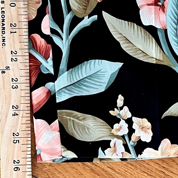 Talbot’s Floral Print Pants Silk Cotton Blend Lined Size 10P Side ZipperTailored - Picture 11 of 13